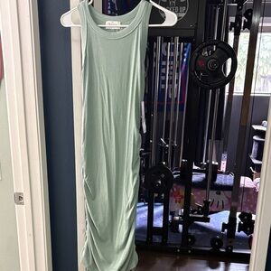 LRG Light Green Sleeveless Maxi Dress